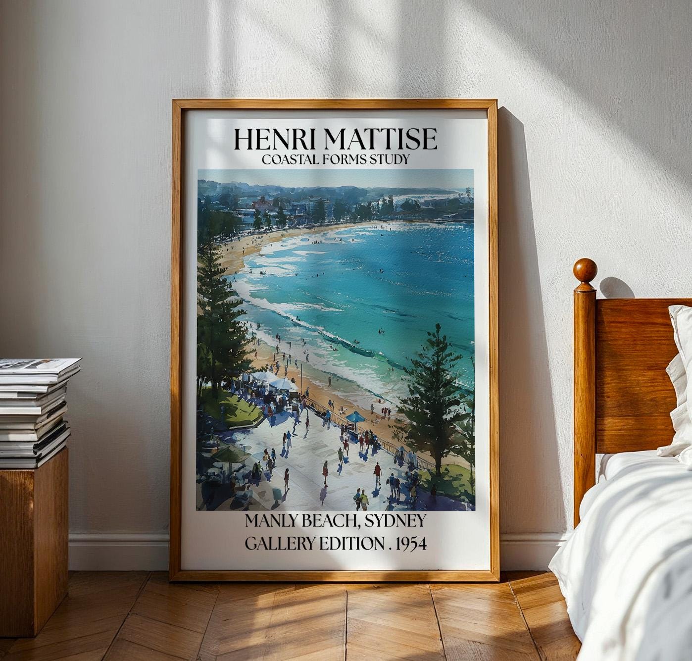 Henri Mattise Manly Beach Poster - Sydney Travel Wall Art