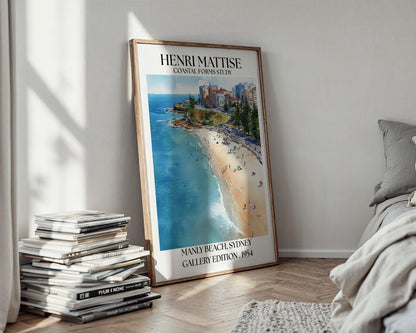 Henri Mattise Manly Beach Poster - Sydney Prints