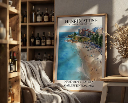 Henri Mattise Manly Beach Poster - Sydney Prints