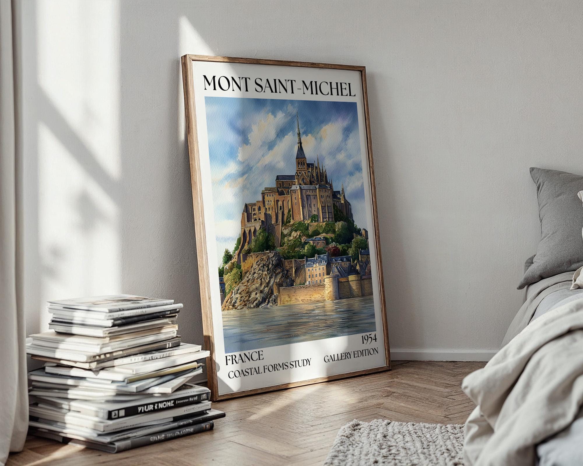 Mont Saint-Michel Henri Mattise Poster - Normandy, France Wall Art