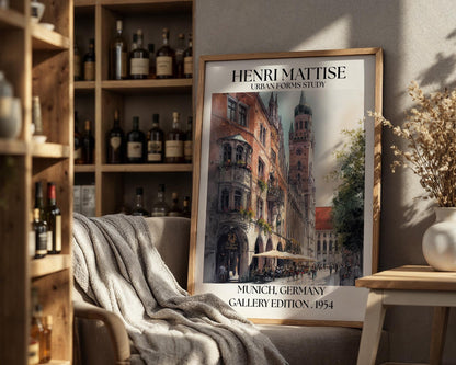 Henri Mattise Munich Poster – Bavarian Travel Wall Art Print