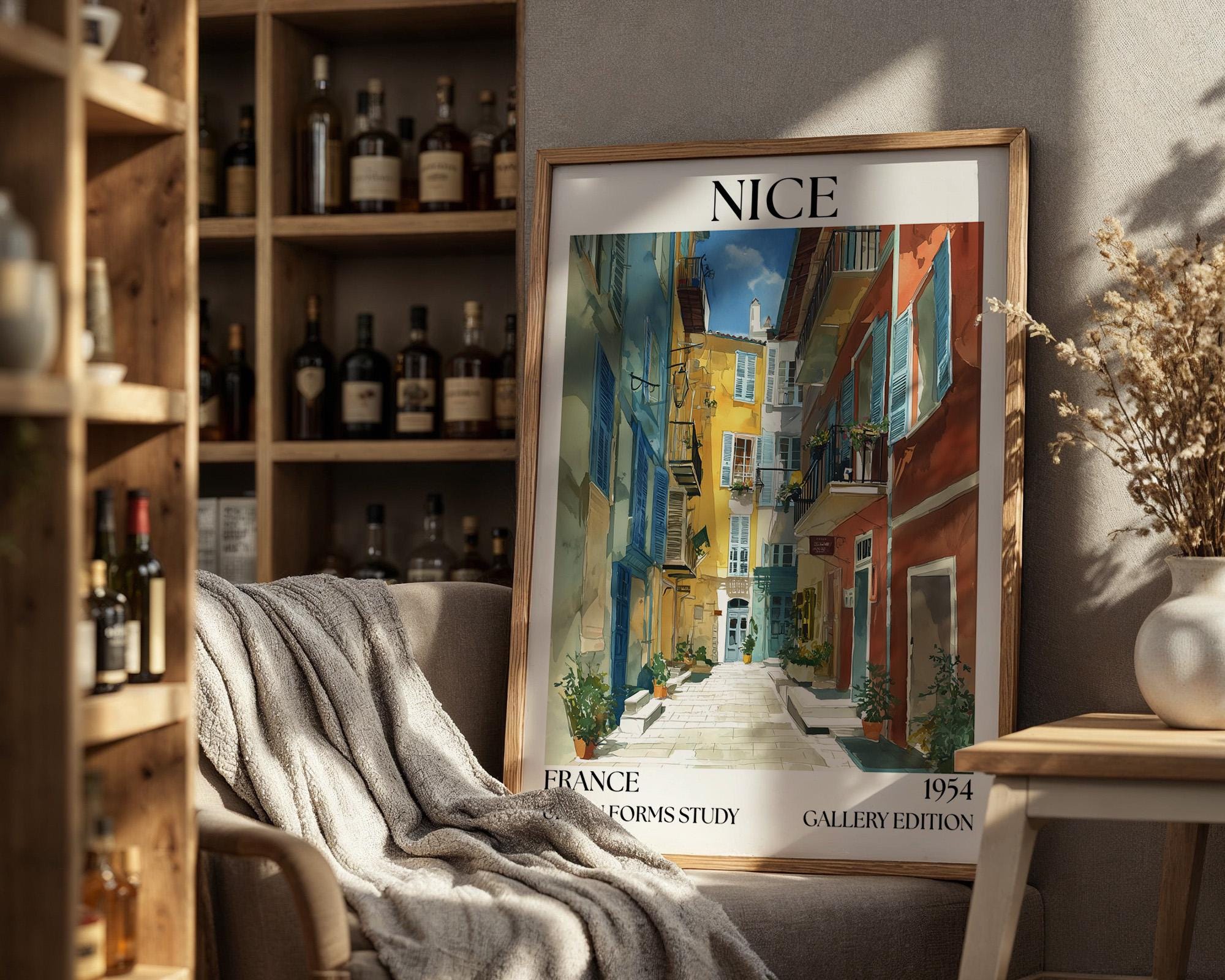 Nice Henri Mattise Poster - French Riviera Travel Wall Art Print