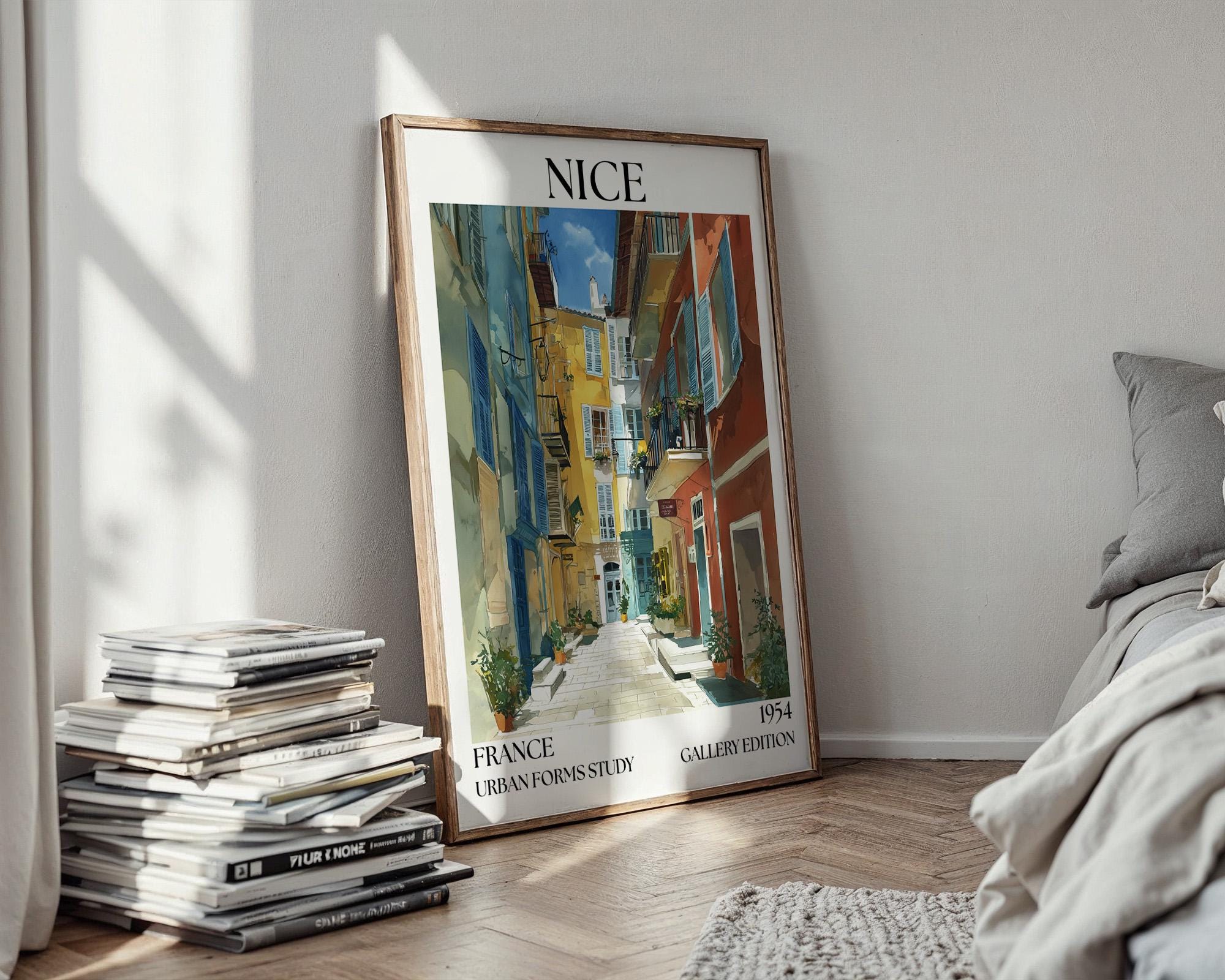 Nice Henri Mattise Poster - French Riviera Travel Wall Art Print