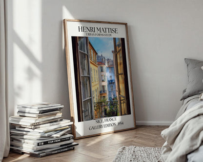 Henri Mattise Nice Travel Poster - Nice, French Riviera Wall Art Print