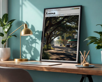 Noosa Poster – Sunshine Coast Print - Australia Travel Wall Art