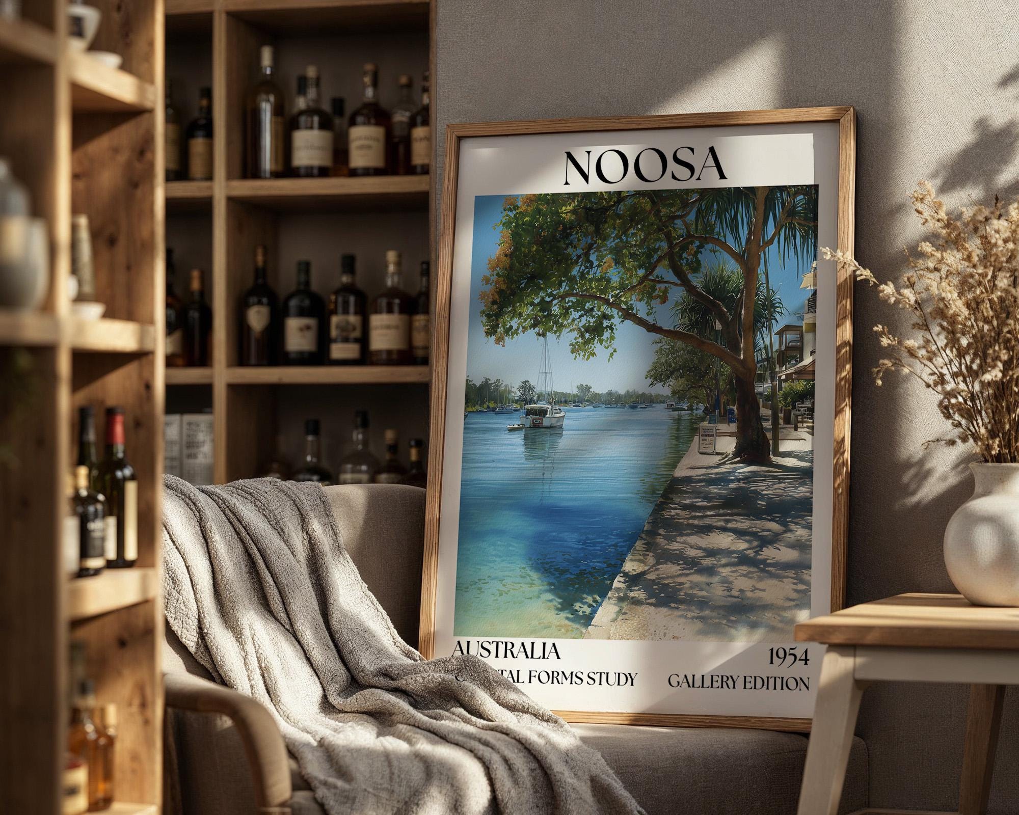 Noosa Henri Mattise Poster - Queensland, Australia Wall Art Print