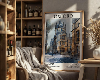 Oxford Henri Mattise Poster - Oxford Cityscape Wall Art