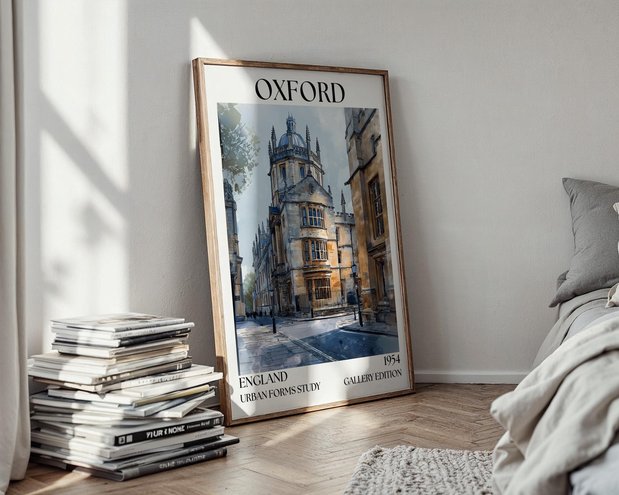 Oxford Henri Mattise Poster - Oxford Cityscape Wall Art