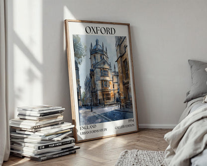 Oxford Henri Mattise Poster - Oxford Cityscape Wall Art