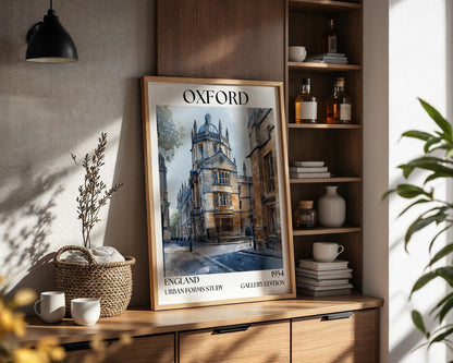 Oxford Henri Mattise Poster - Oxford Cityscape Wall Art
