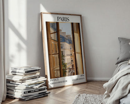 Paris Henri Mattise Open Window Poster - France Watercolour Art