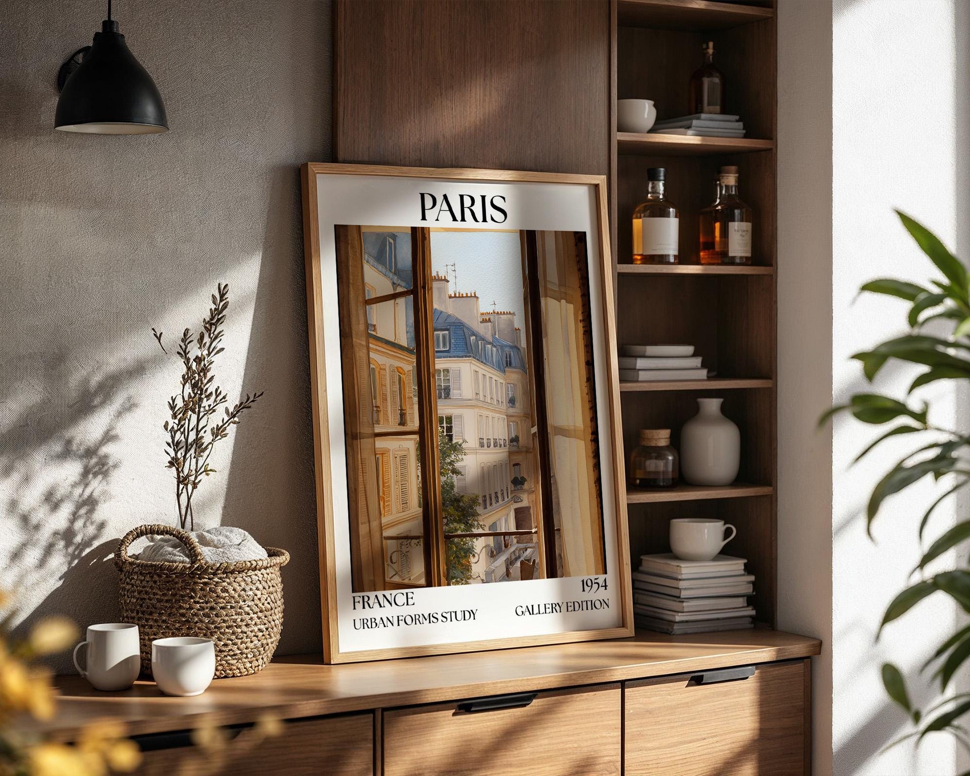Paris Henri Mattise Open Window Poster - France Watercolour Art