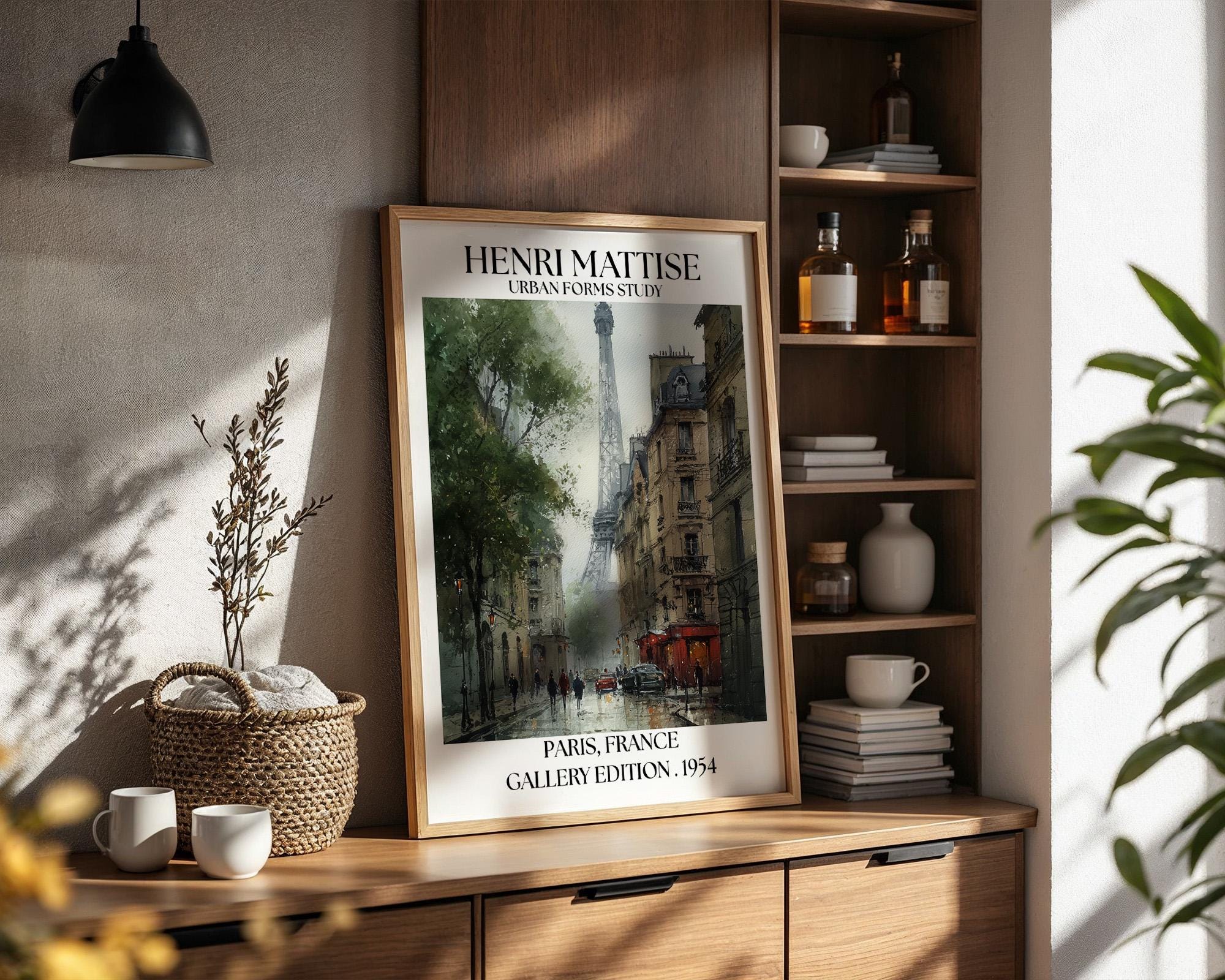 Henri Mattise Paris Poster - French Watercolour Wall Art Print