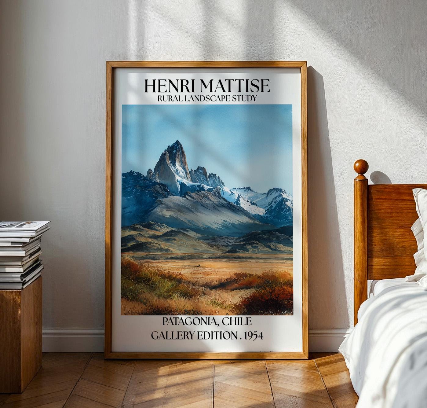 Henri Mattise Patagonia Poster - Patagonia Travel Wall Art Print