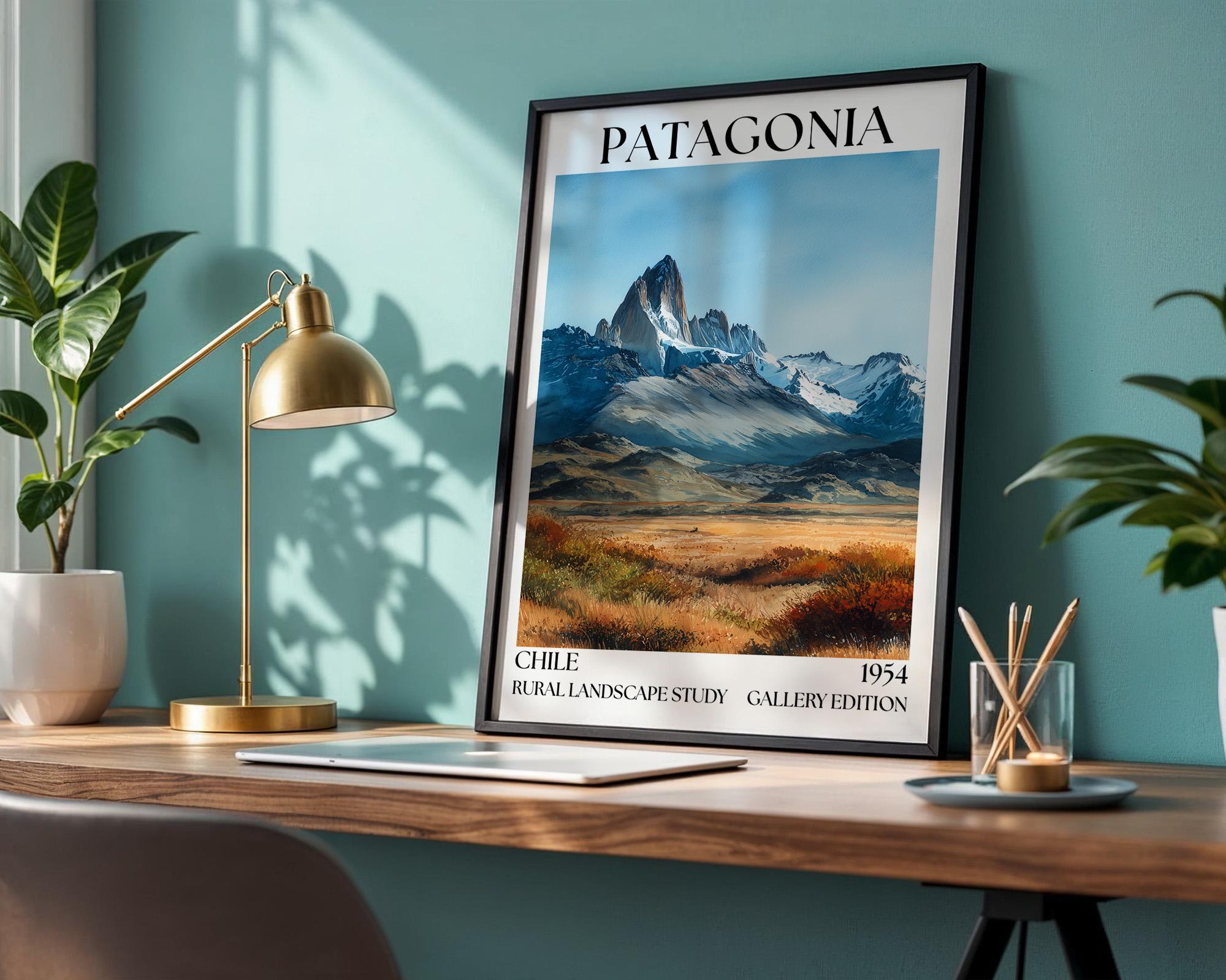Patagonia Henri Mattise Poster - Fitz Roy Wall Art Print