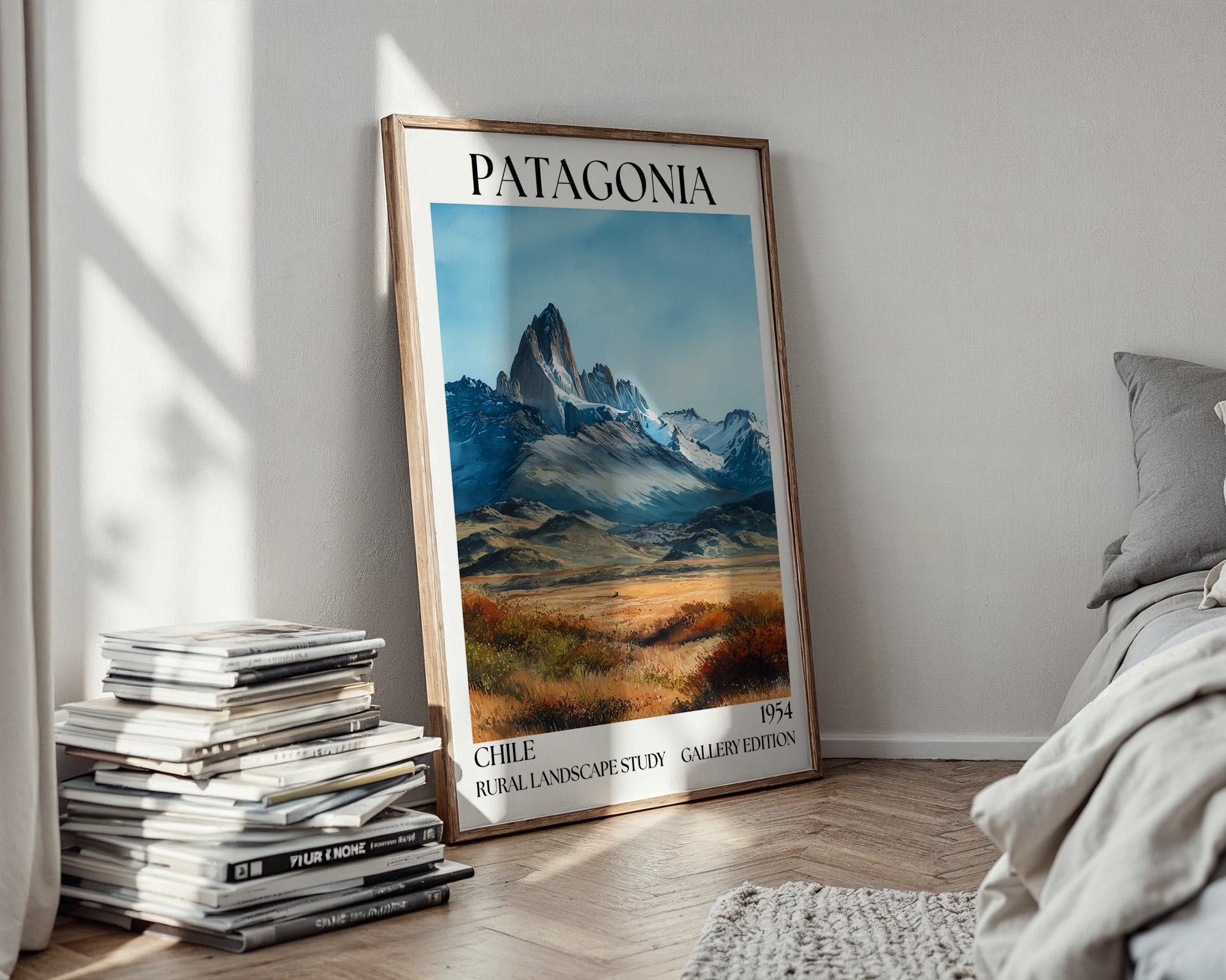 Patagonia Henri Mattise Poster - Fitz Roy Wall Art Print