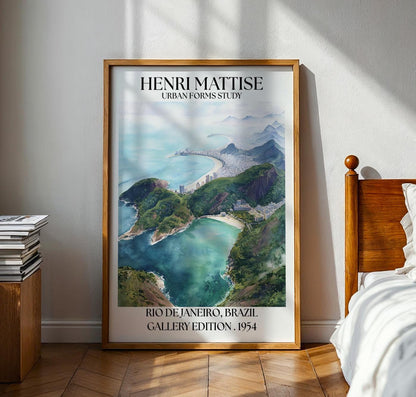 Henri Mattise Rio de Janeiro Poster – Brazil Travel Wall Art Print