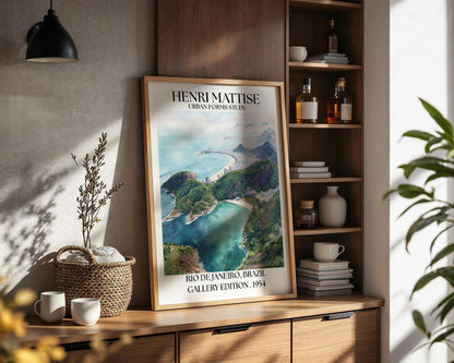 Henri Mattise Rio de Janeiro Poster – Brazil Travel Wall Art Print