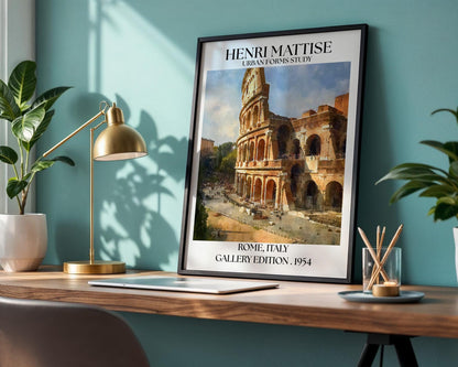 Henri Mattise Rome, Colosseum Poster - Colosseum Wall Art Print