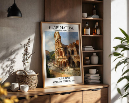 Henri Mattise Rome, Colosseum Poster - Colosseum Wall Art Print