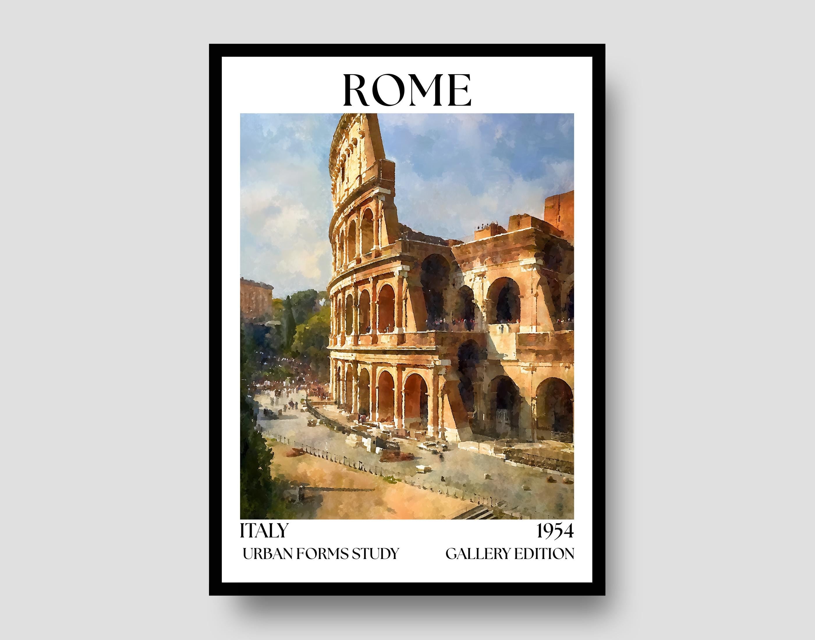 Rome, Colosseum Henri Mattise Poster - Rome Travel Wall Art