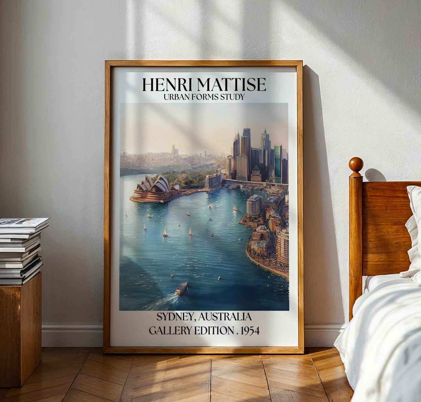 Henri Mattise Sydney Poster – Opera House Wall Art - Australia Travel Print