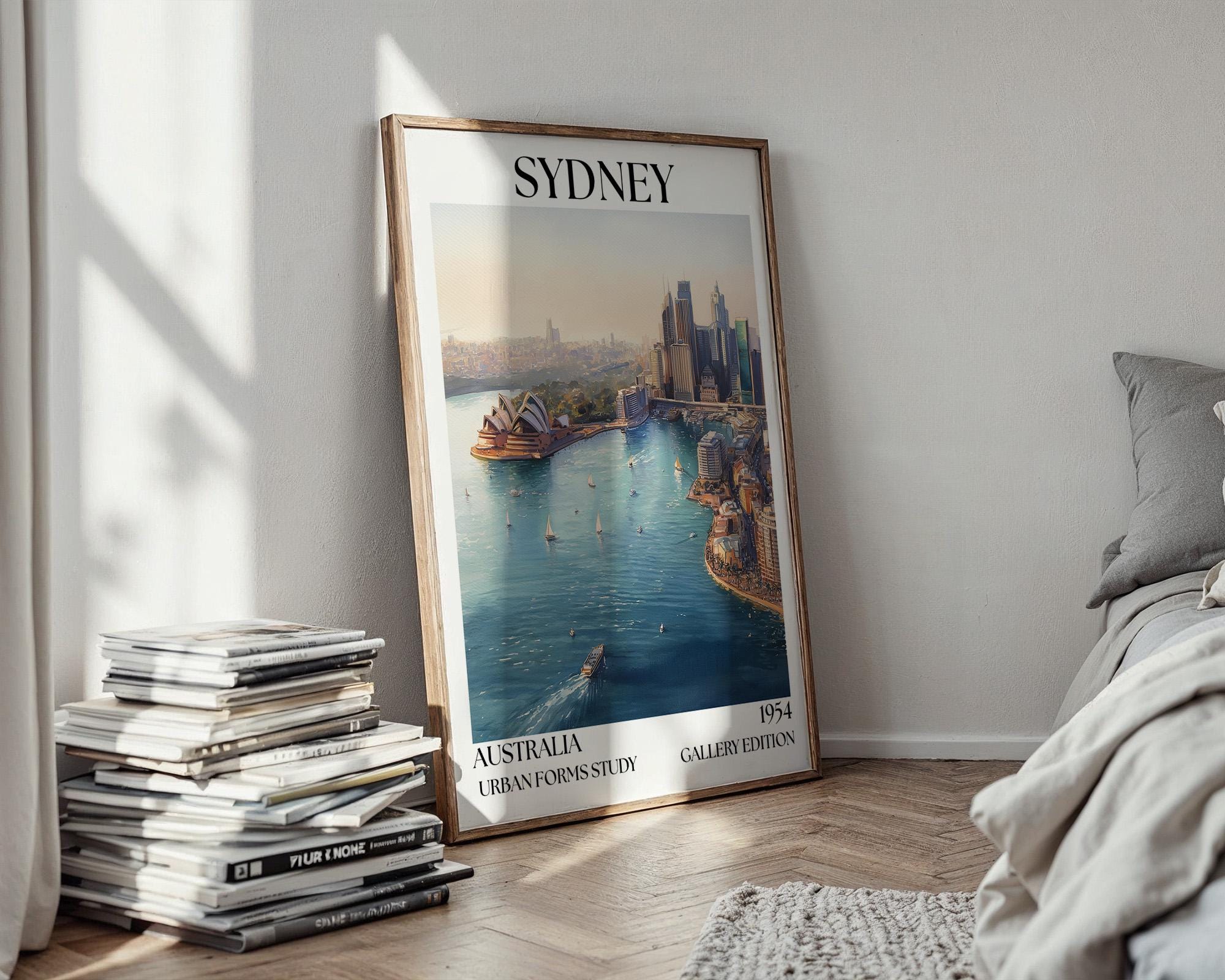 Sydney Opera House Poster – Henri Mattise Travel Wall Art