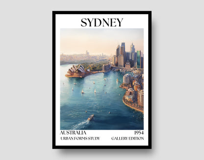 Sydney Opera House Poster – Henri Mattise Travel Wall Art