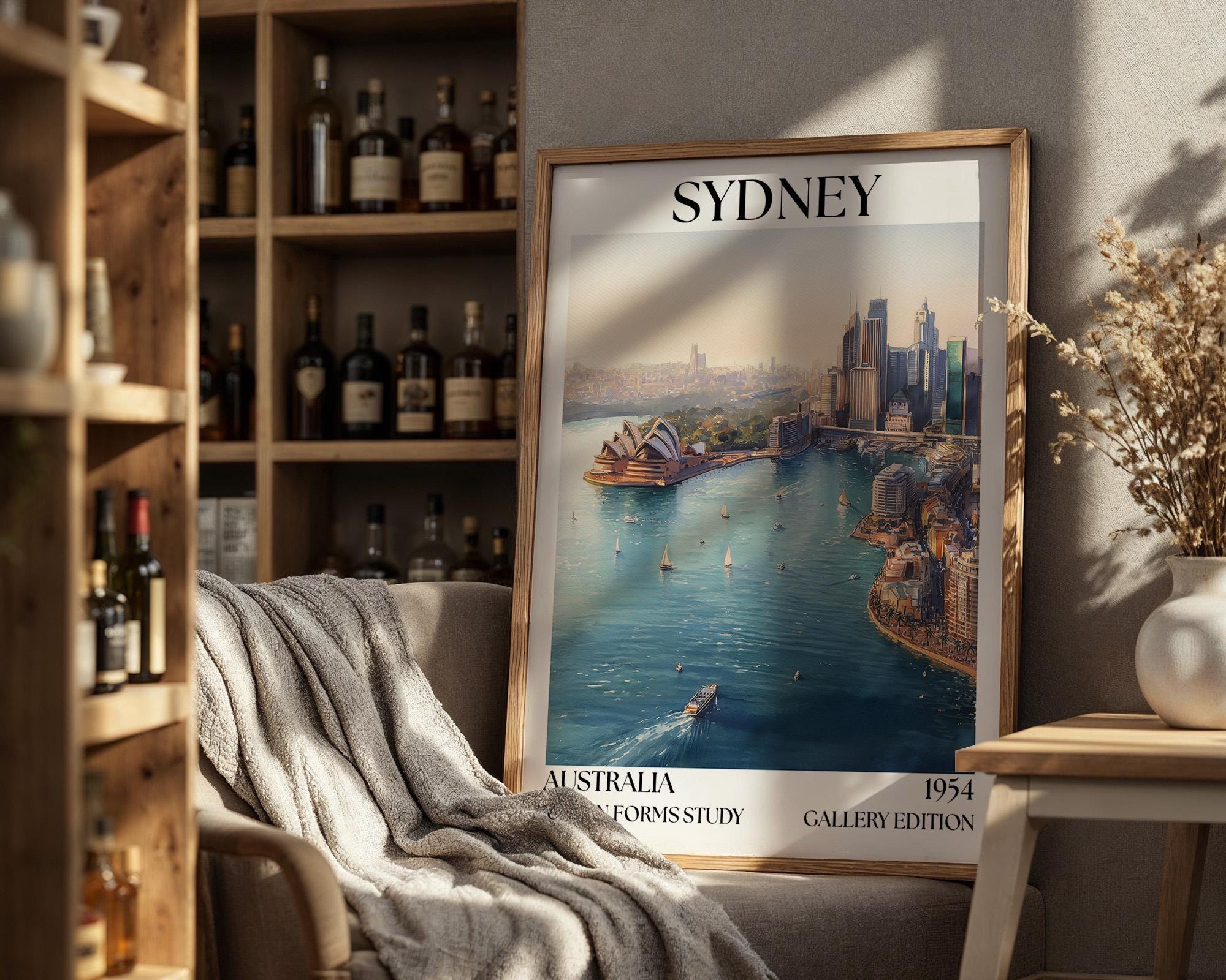 Sydney Opera House Poster – Henri Mattise Travel Wall Art