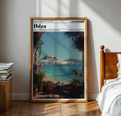 Ibiza Travel Poster – Balearic Islands, Spain Art Print