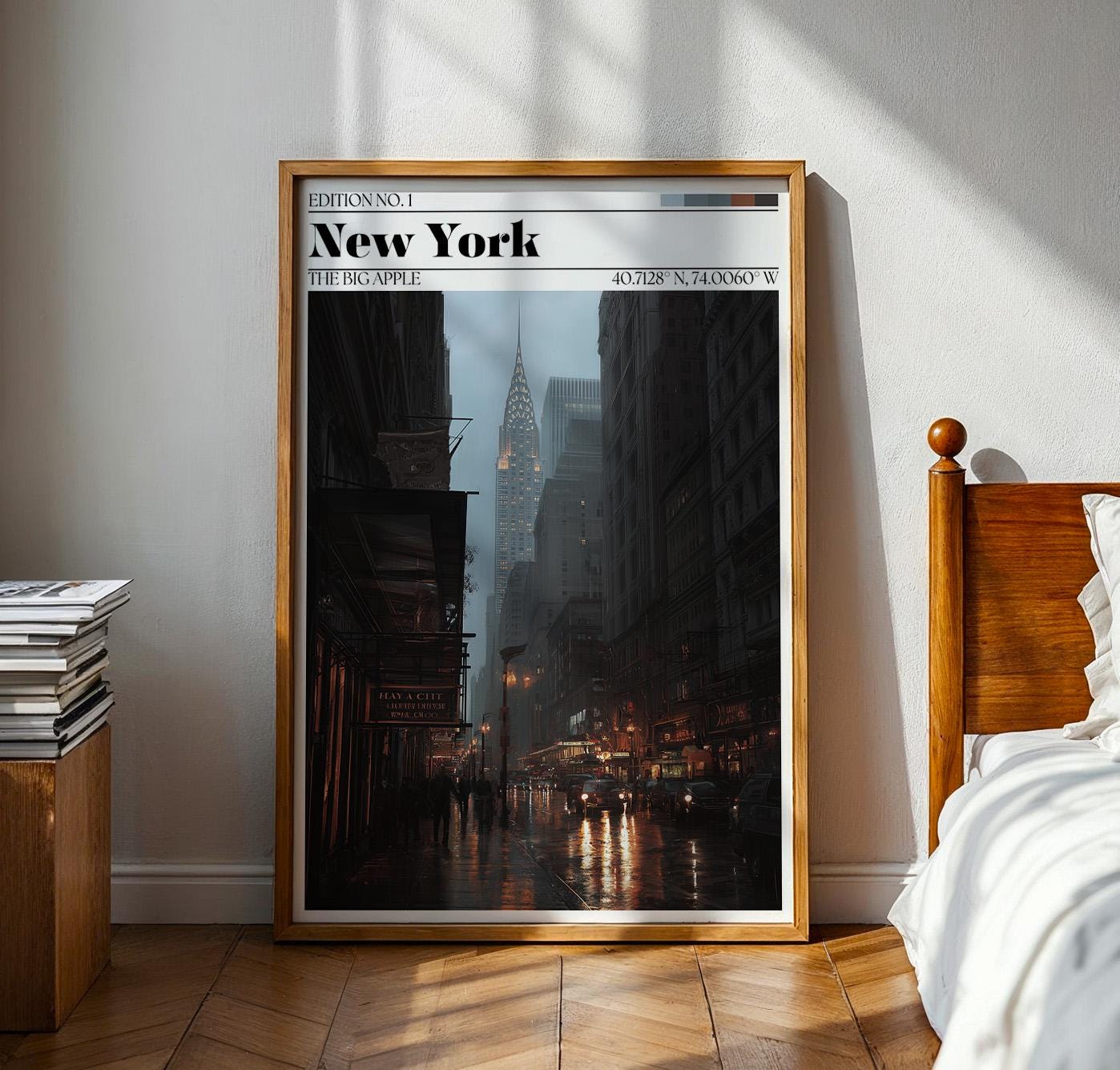 New York Travel Poster - NYC Wall Art Print
