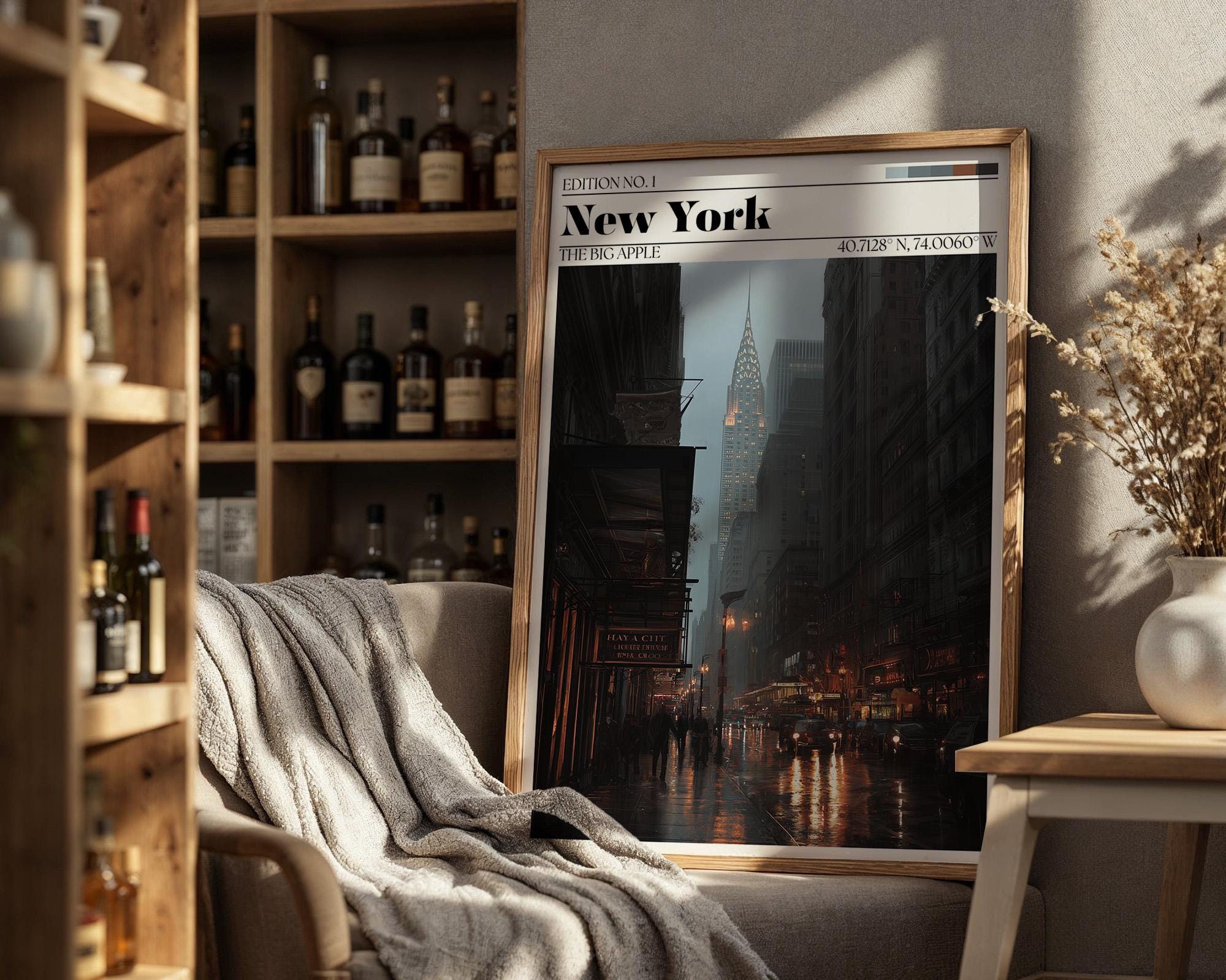 New York Travel Poster - NYC Wall Art Print