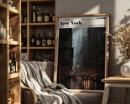 New York Travel Poster - NYC Wall Art Print