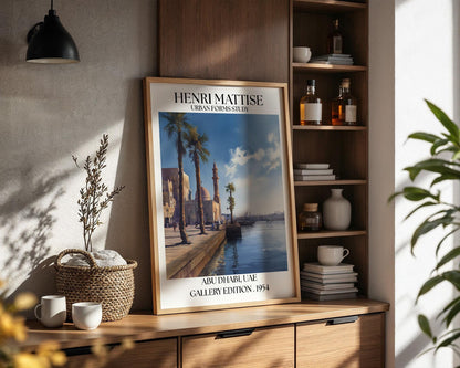 Abu Dhabi Henri Mattise Poster - Abu Dhabi Travel Wall Art