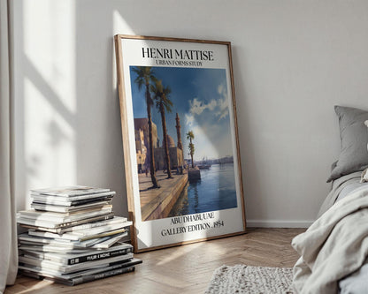 Abu Dhabi Henri Mattise Poster - Abu Dhabi Travel Wall Art