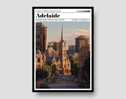 Adelaide Poster – Australia Wall Art Print