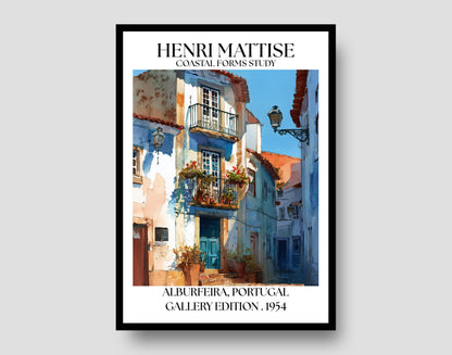 Henri Mattise Albufeira Poster - Portugal Travel Wall Art Print