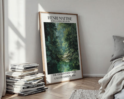 Henri Mattise Amazon Rainforest Poster - Amazon Travel Wall Art