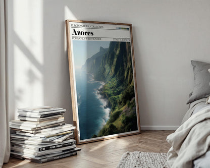 Azores Travel Poster – Azores Portugal Wall Art Print