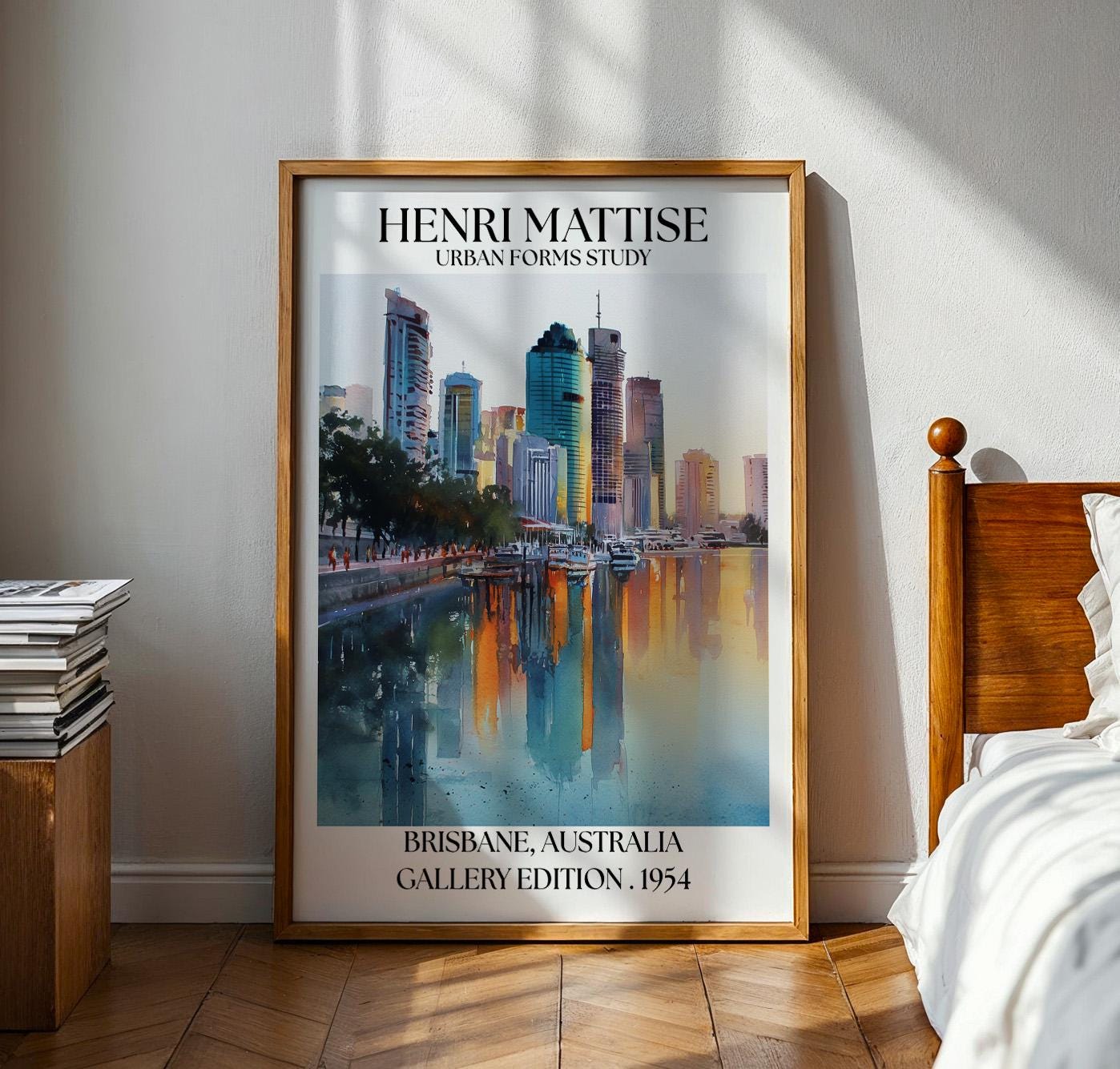 Henri Mattise Brisbane Poster - Queensland Travel Wall Art