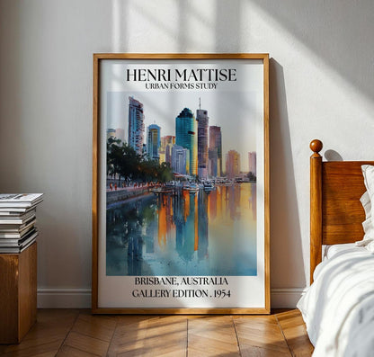 Henri Mattise Brisbane Poster - Queensland Travel Wall Art