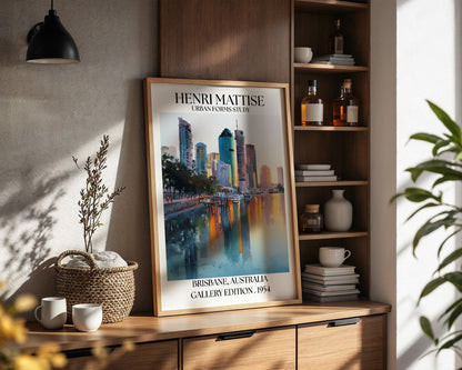 Henri Mattise Brisbane Poster - Queensland Travel Wall Art