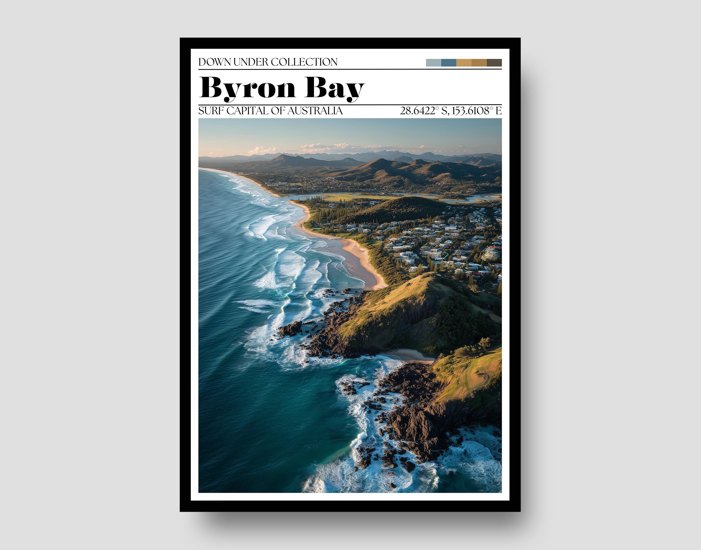 Byron Bay Poster - Australia Travel Wall Art Print