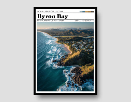 Byron Bay Poster - Australia Travel Wall Art Print