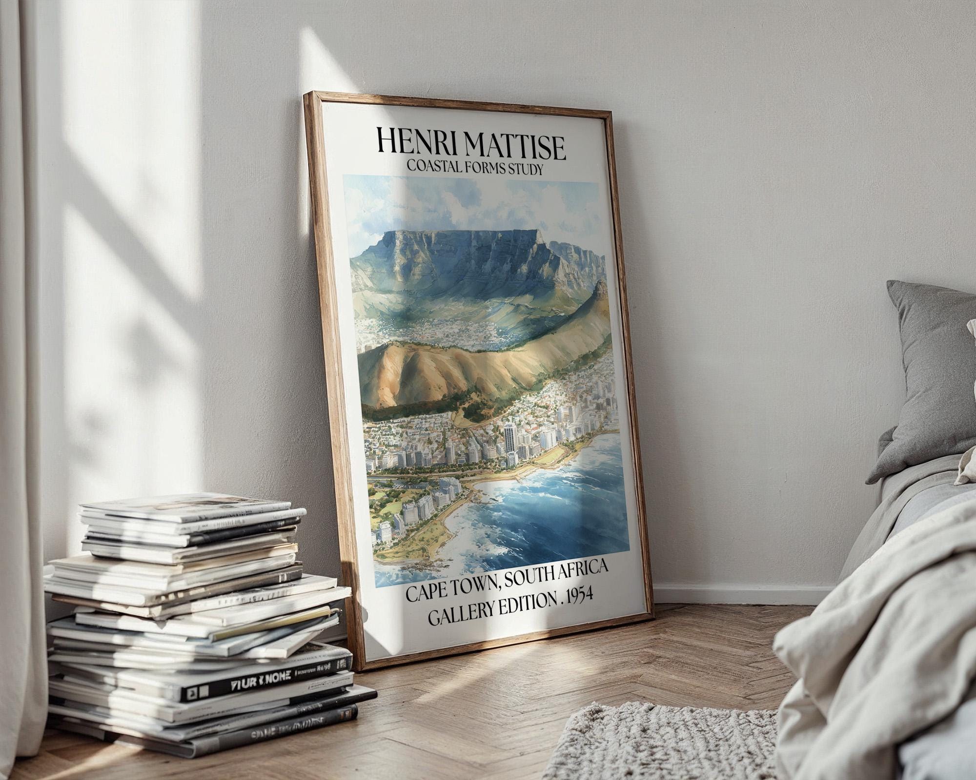Henri Mattise Cape Town Poster - South African Travel Wall Art
