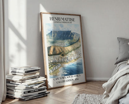 Henri Mattise Cape Town Poster - South African Travel Wall Art