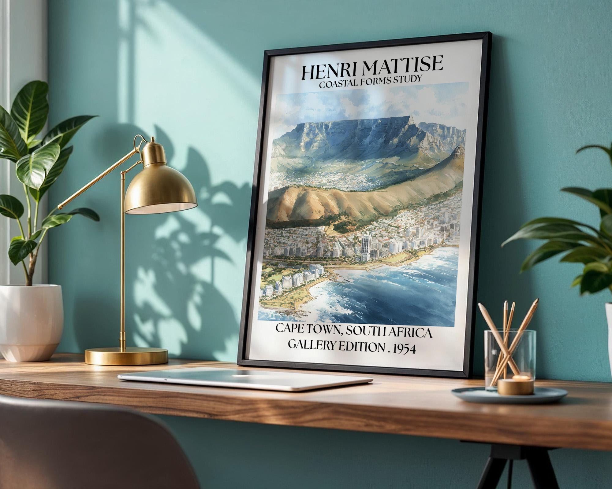 Henri Mattise Cape Town Poster - South African Travel Wall Art