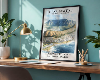Henri Mattise Cape Town Poster - South African Travel Wall Art