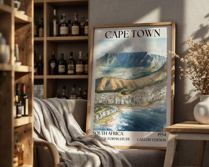 Cape Town Henri Mattise Poster - South Africa Travel Wall Art Print