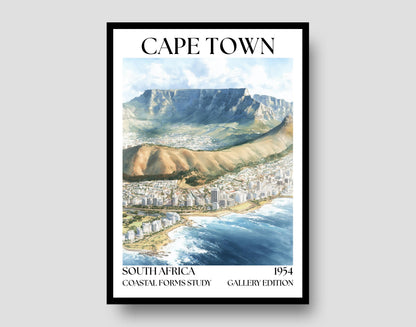 Cape Town Henri Mattise Poster - South Africa Travel Wall Art Print